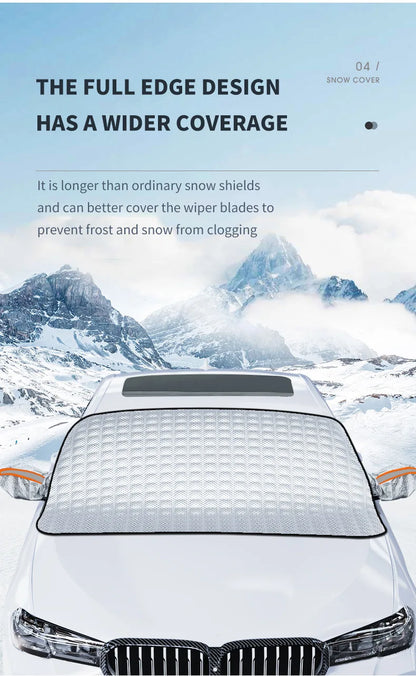Waterproof Windshield Snow & Sun Cover – 100% Polyester