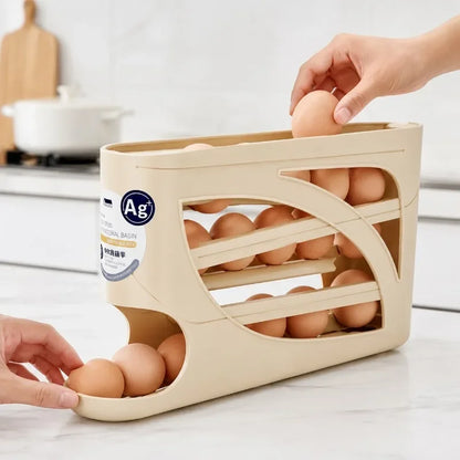Rolling Refrigerator Egg Dispenser