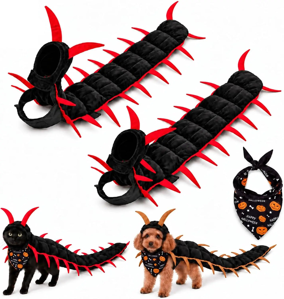3D Centipede Pet Costume – Cats & Small Dogs