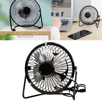 Portable USB Desktop Fan – 14.5 × 15 cm