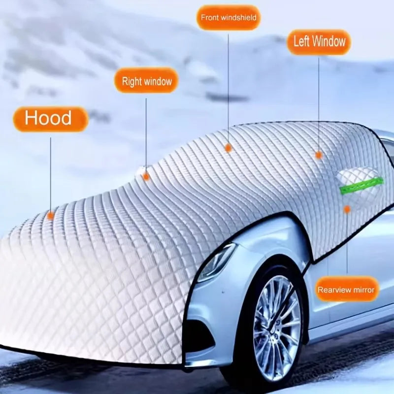 Universal Windshield Snow Cover – Windproof Waterproof Polyester
