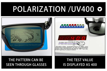 Square Polarized Sunglasses – UV400