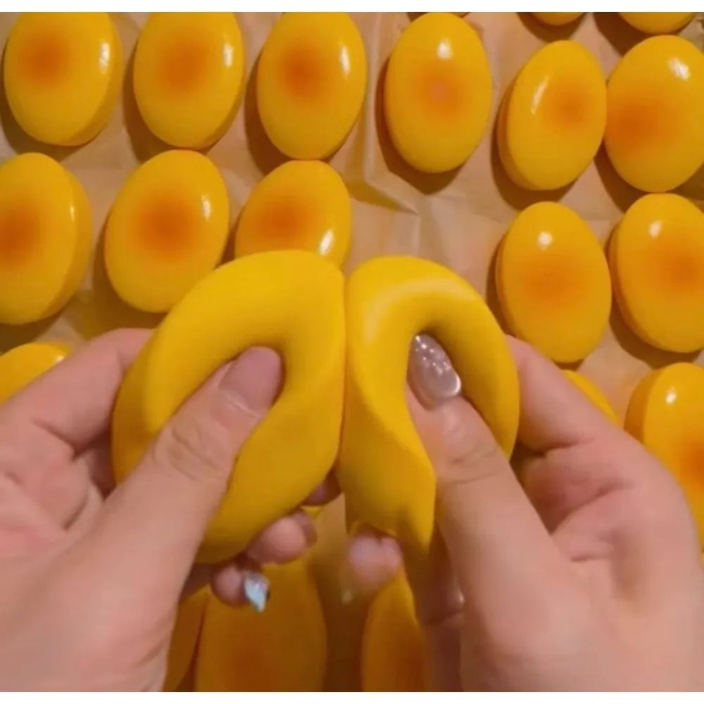 Cheese Cake Bread Squishy – Slow-Rise Sensory Fidget