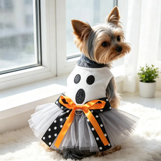 Halloween Pet Tutu Dress – Small Dogs & Cats