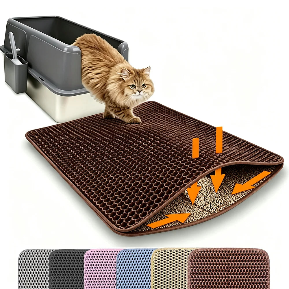 Waterproof Double-Layer Cat Litter Mat