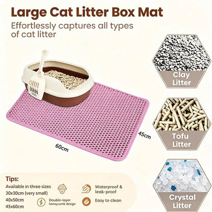 Waterproof Double-Layer Cat Litter Mat