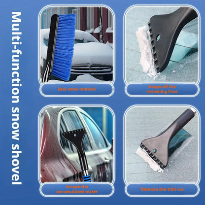 Retractable Car Snow Brush & Ice Scraper – ABS + Foam Grip