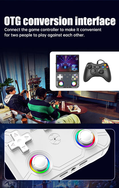 R36 Ultra X Handheld Game Console – 4.5" IPS, 64GB/128GB