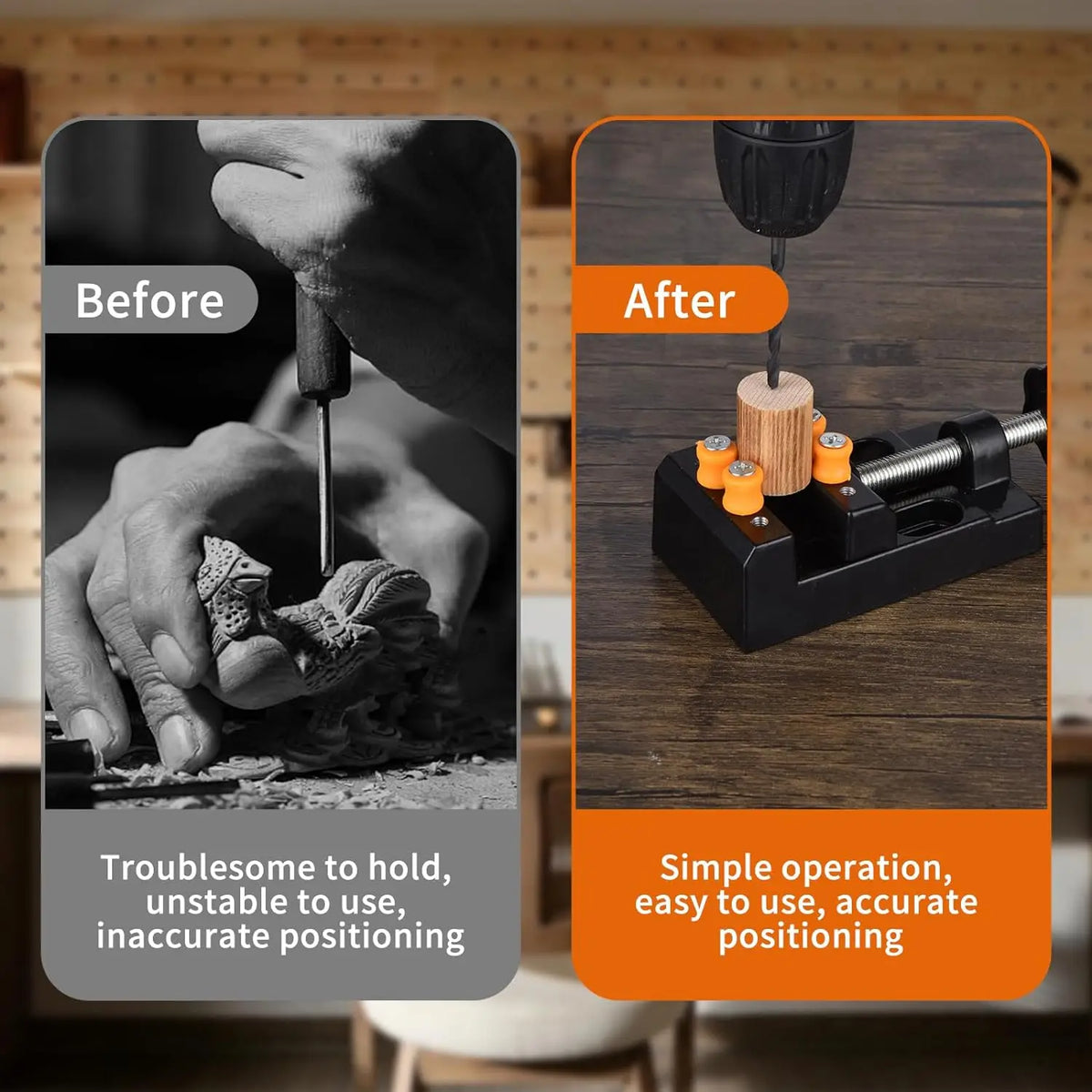 Mini Bench Vise Clamp for Jewelry & Craft Work