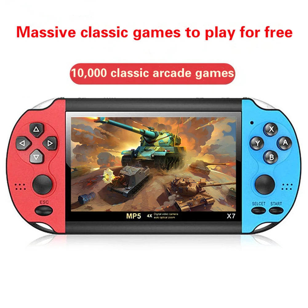 Portable Retro Handheld Game Console – 10,000 Games