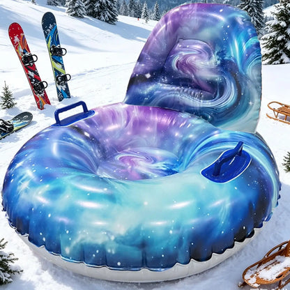 Inflatable Snow Tube for Adults – Cold-Resistant Winter Sled