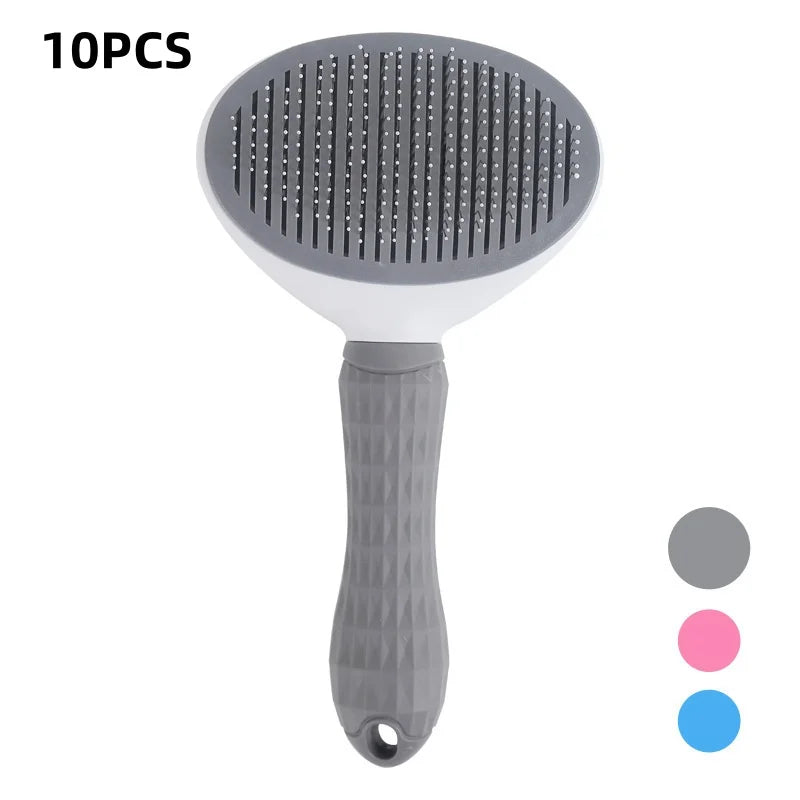 Self-Cleaning Pet Grooming Brush for Dogs & Cats