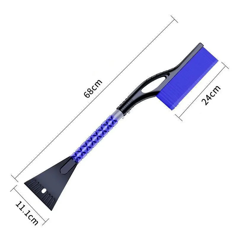 Car Snow Brush & Ice Scraper – Aluminum Handle with ABS Head