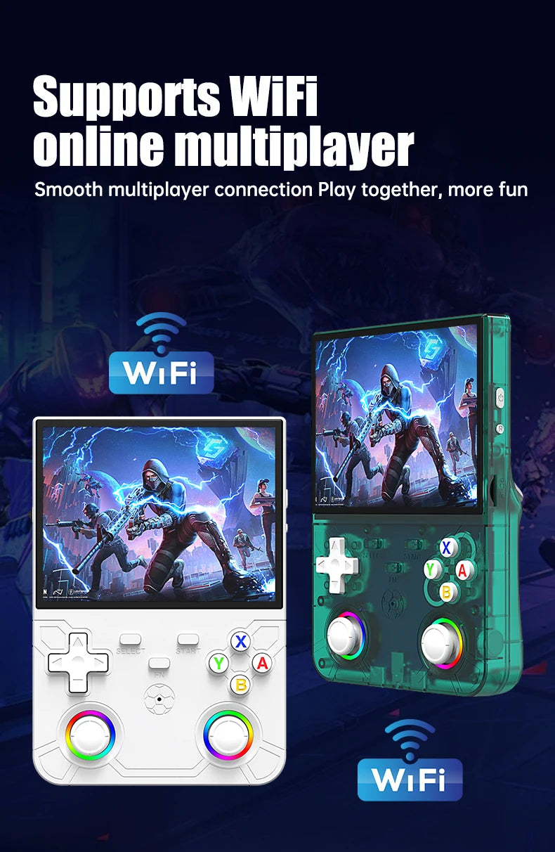 R36 Ultra X Handheld Game Console – 4.5" IPS, 64GB/128GB