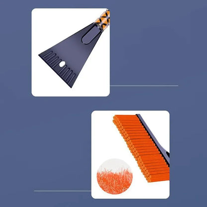 Car Snow Brush & Ice Scraper – Aluminum Handle with ABS Head