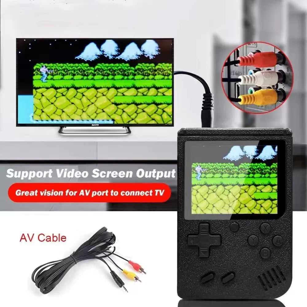 Retro Handheld Game Console – 400 Games & TV Connection