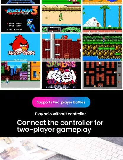 Retro Handheld Game Console – 400 Games & TV Connection