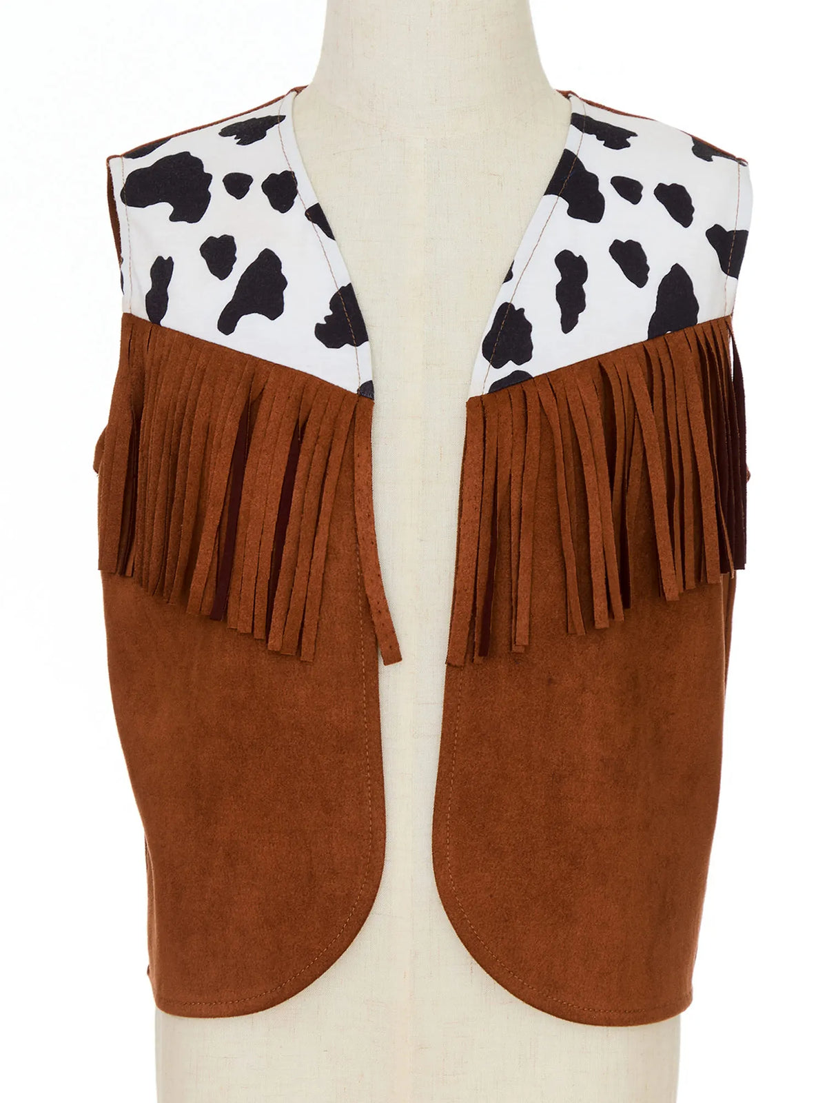 Kids Western Fringe Costume Vest