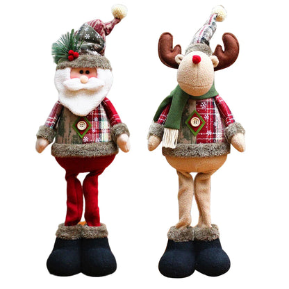 Christmas Santa, Snowman & Reindeer Shelf Sitter