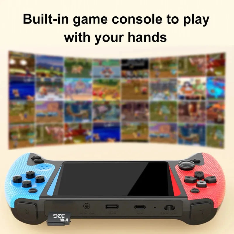 3.5" Retro Game Console – 500 Games, 1200mAh + Controller