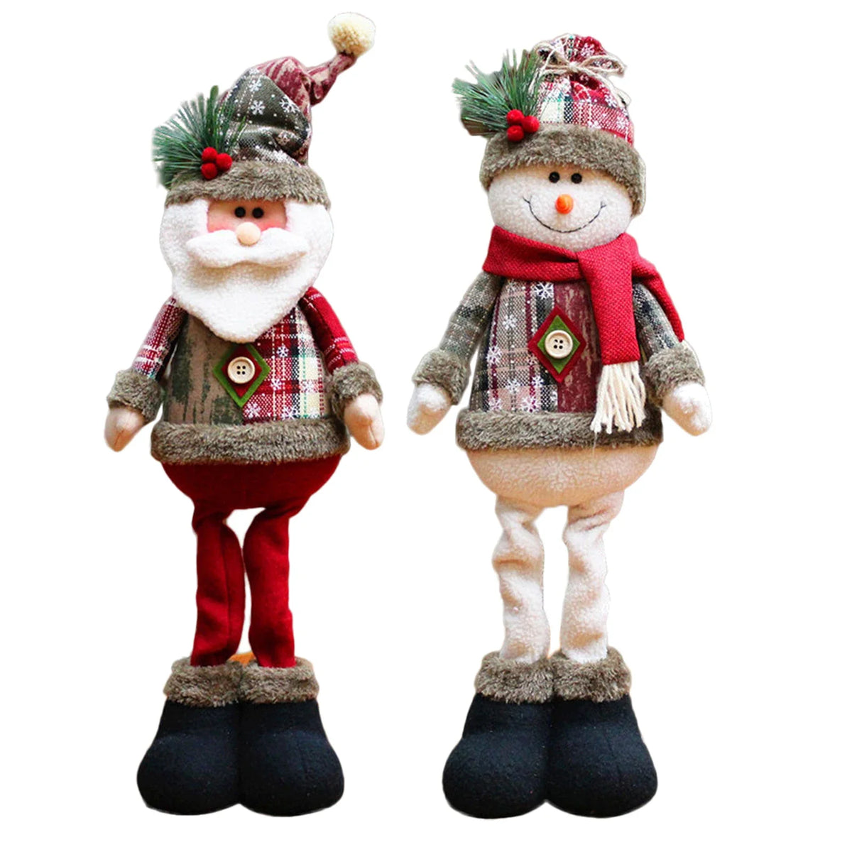 Christmas Santa, Snowman & Reindeer Shelf Sitter