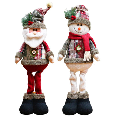 Christmas Santa, Snowman & Reindeer Shelf Sitter