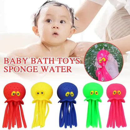 Octopus Sponge Bath Squeeze Toy