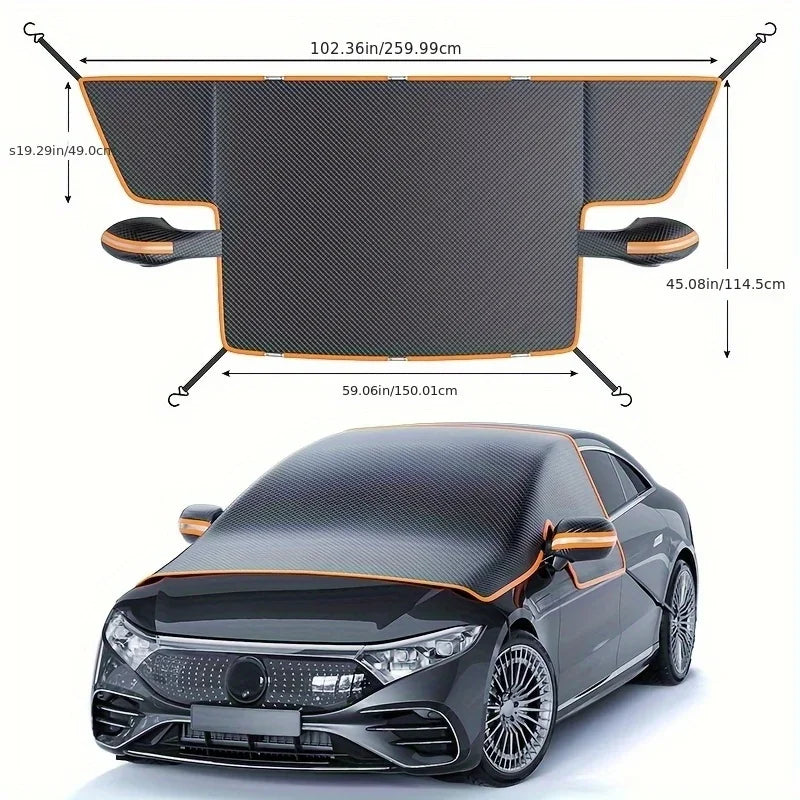 Magnetic Windshield Snow & Frost Cover