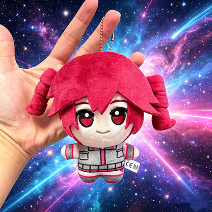 Anime-Inspired Red-Haired Plush Doll