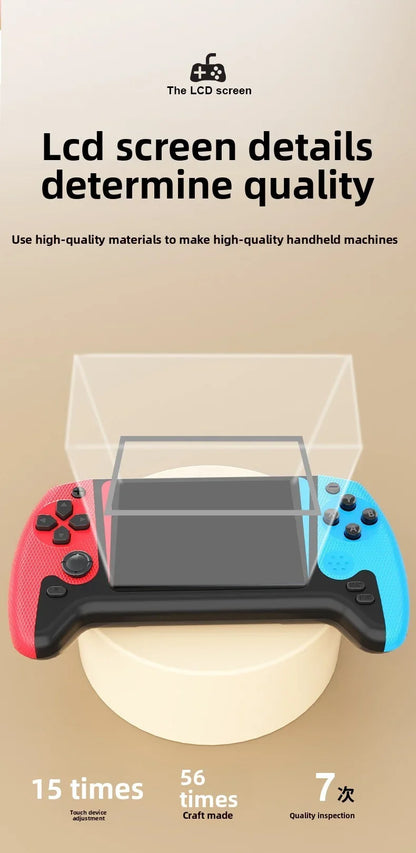 3.5" Retro Game Console – 500 Games, 1/2-Player Options