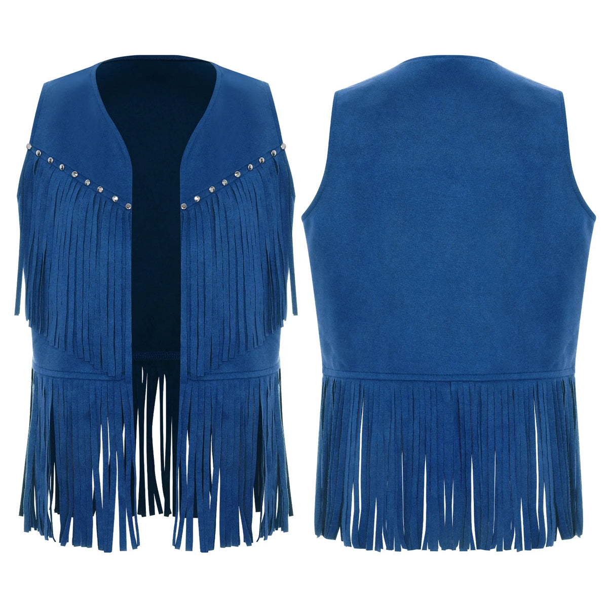 Kids Western Fringe Costume Vest