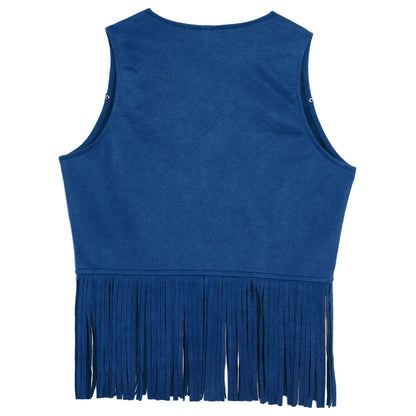 Kids Western Fringe Costume Vest