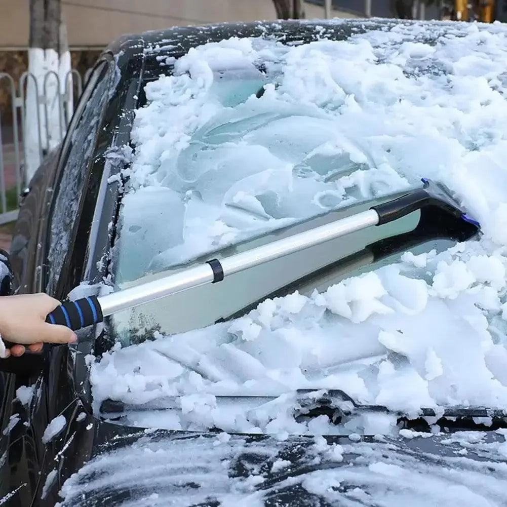 Telescopic Car Snow Brush & Ice Scraper – 42 cm Adjustable