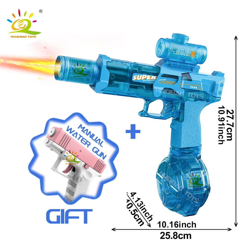 Rechargeable Electric Water Blaster with Light Effects