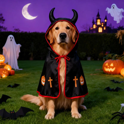 Black Halloween Pet Cloak – Dogs