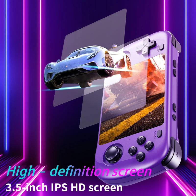 H36S Retro Handheld Game Console – 3.5" IPS, 64GB/128GB