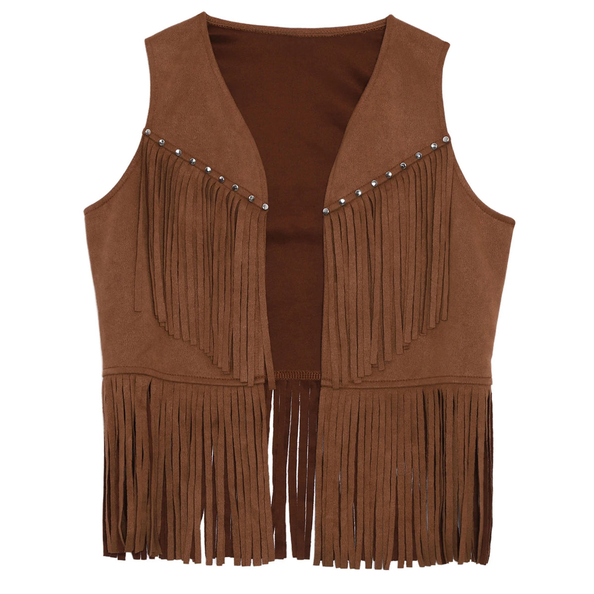 Kids Western Fringe Costume Vest