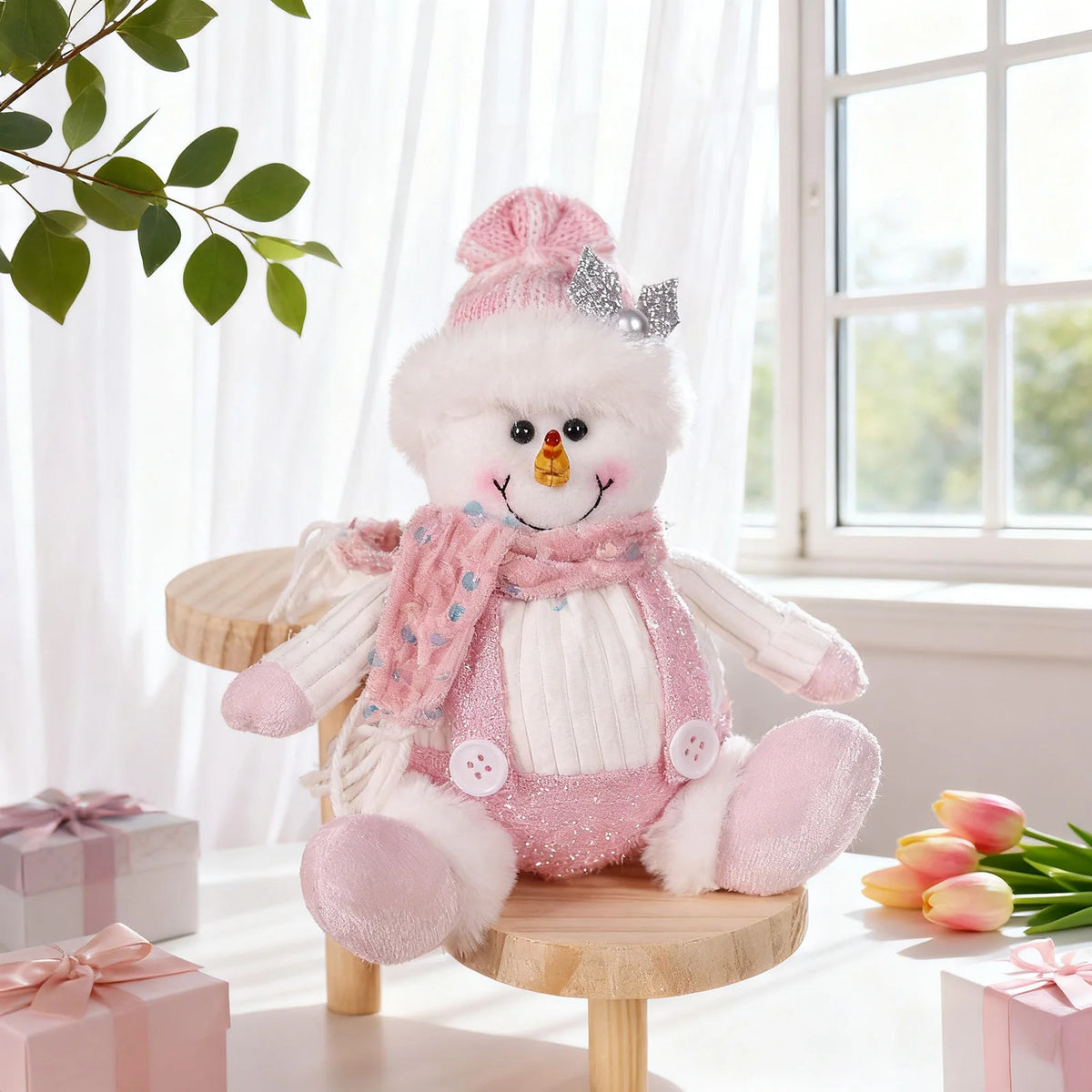 Sequined Christmas Character Hanging Dolls