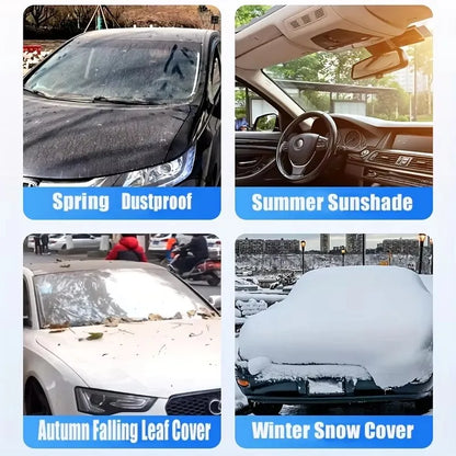 Universal Windshield Snow Cover – Windproof Waterproof Polyester