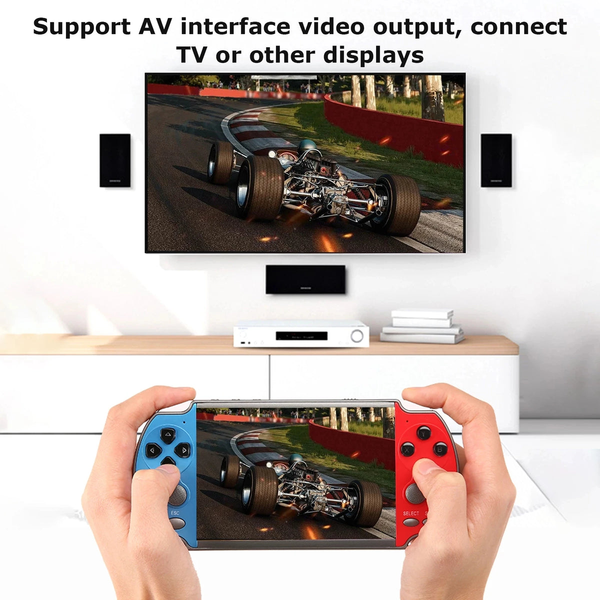Portable Retro Handheld Game Console – 10,000 Games