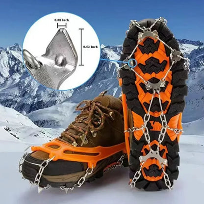 8-Spike Ice Grippers for Shoes – Snow & Ice Cleats