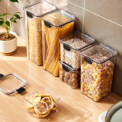 Acrylic Airtight Kitchen Storage Jars – Multiple Sizes