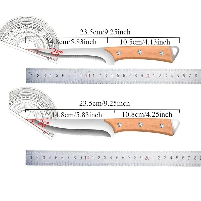 Stainless Steel Fillet & Boning Knife with Wood Handle