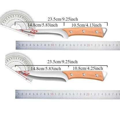 Stainless Steel Fillet & Boning Knife with Wood Handle