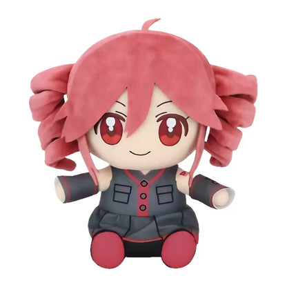 Anime-Inspired Red-Haired Plush Doll