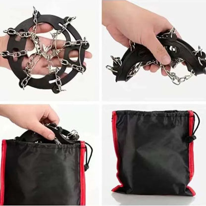 8-Spike Ice Grippers for Shoes – Snow & Ice Cleats