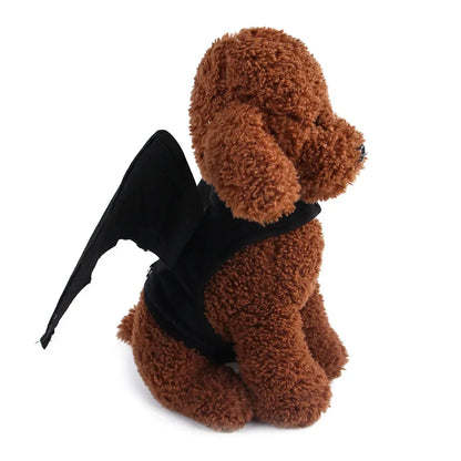 Black Bat Wings Pet Costume – Cats & Dogs