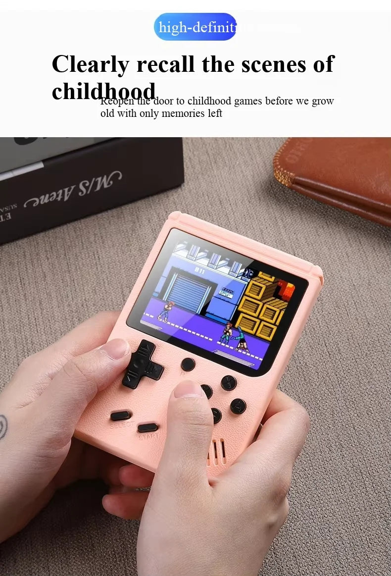 Mini Retro Handheld Game Console – 2.4" Screen, 400 Games
