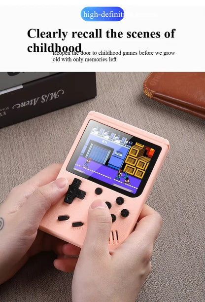 Mini Retro Handheld Game Console – 2.4" Screen, 400 Games