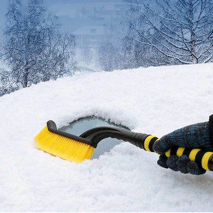 Retractable Car Snow Brush & Detachable Ice Scraper